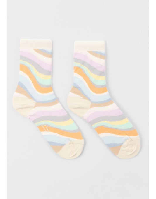 Faded Swirl Socks
