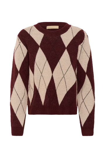 Argyle Crew Neck Jumper