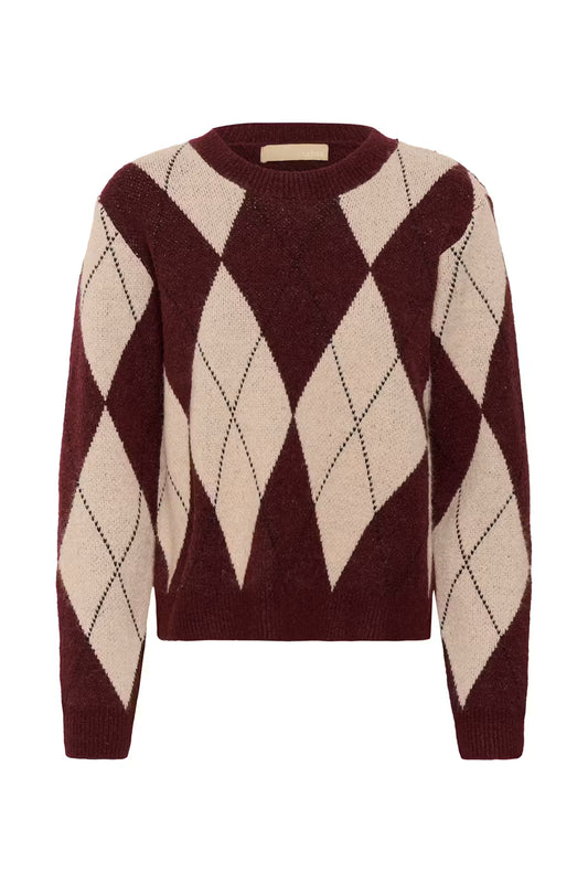 Argyle Crew Neck Jumper