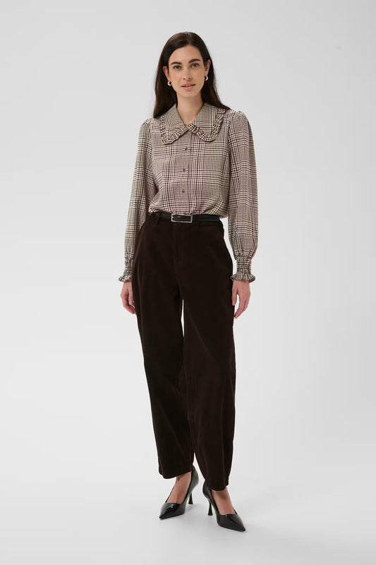 Birsen Large Collar Shirt