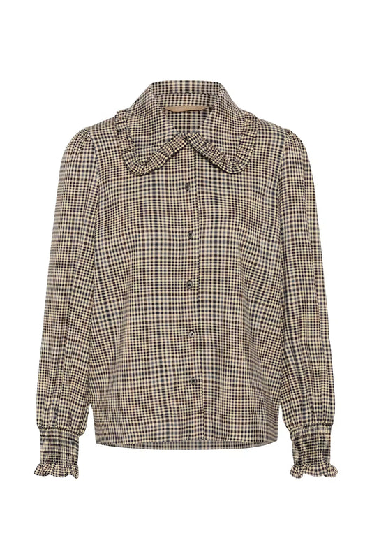 Birsen Large Collar Shirt