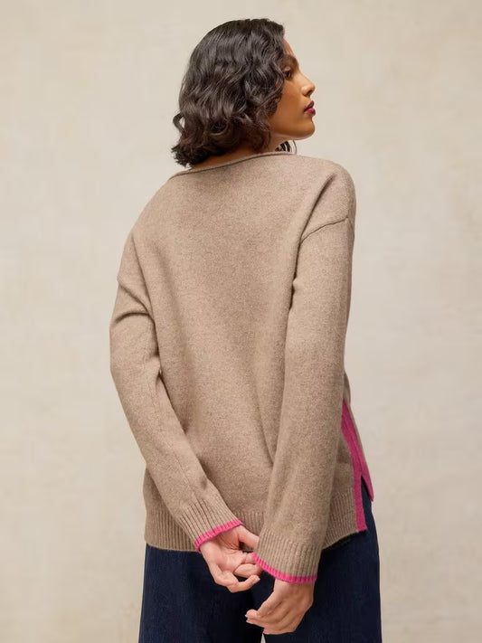 Sansa V Neck Jumper
