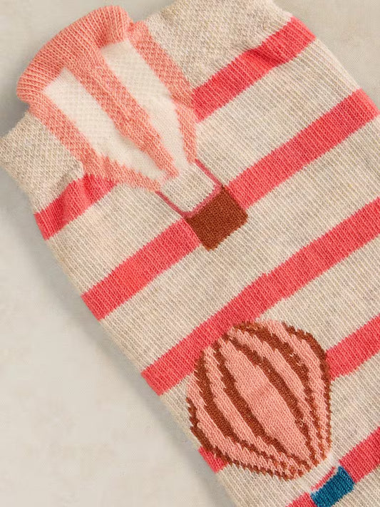 Hot Air Balloon Ankle Sock