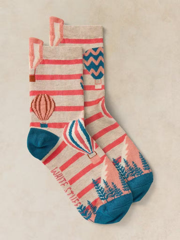 Hot Air Balloon Ankle Sock