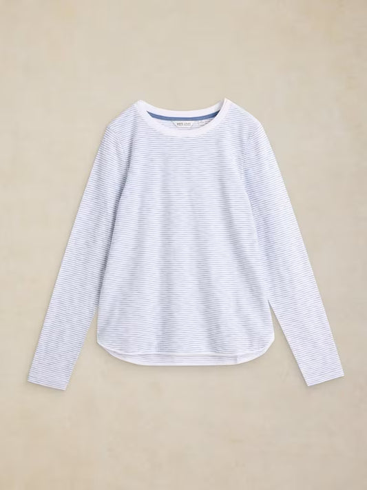 Clara Longsleeve Texture Tee