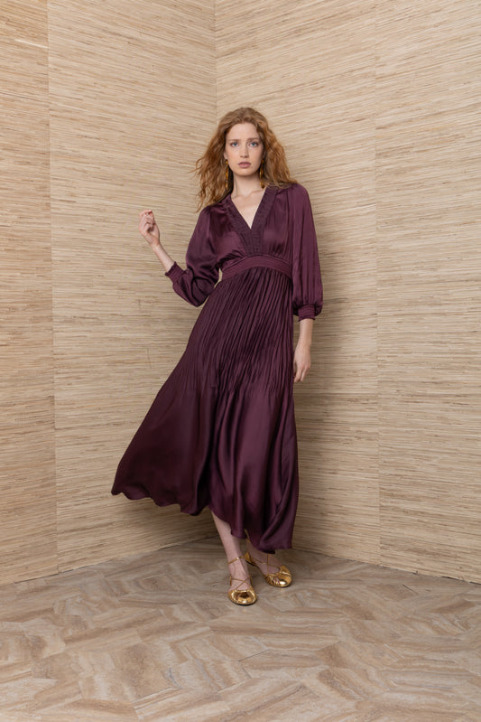 Yamileth Charmeuse Dress
