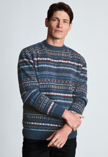 Holywell Fairisle Crew Neck Jumper