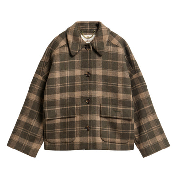 Myla Checked Wool Coat