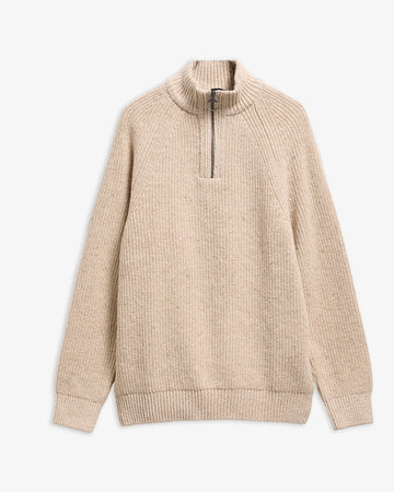 Essentials Fleck Half Zip
