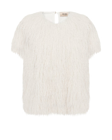 Brim Faux Fur T-Shirt