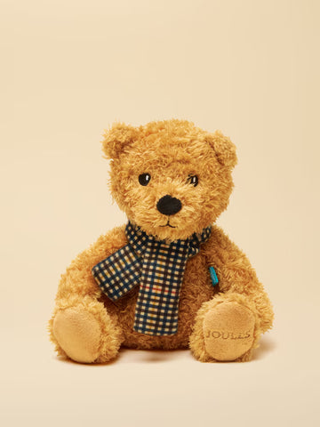 Traditional Bear with Henson Check Scarf Dog Toy