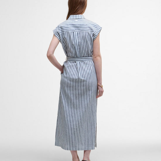 Young Ideas/Henmores - Abby Dress - NY73 Navy/White Stripe - 8