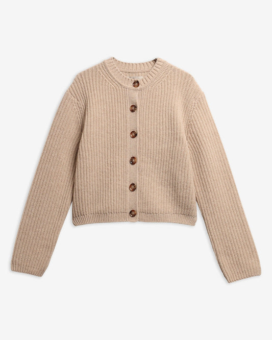 Young Ideas & Henmores -Adalyn Knitted Cardigan -CR52 Birch -8