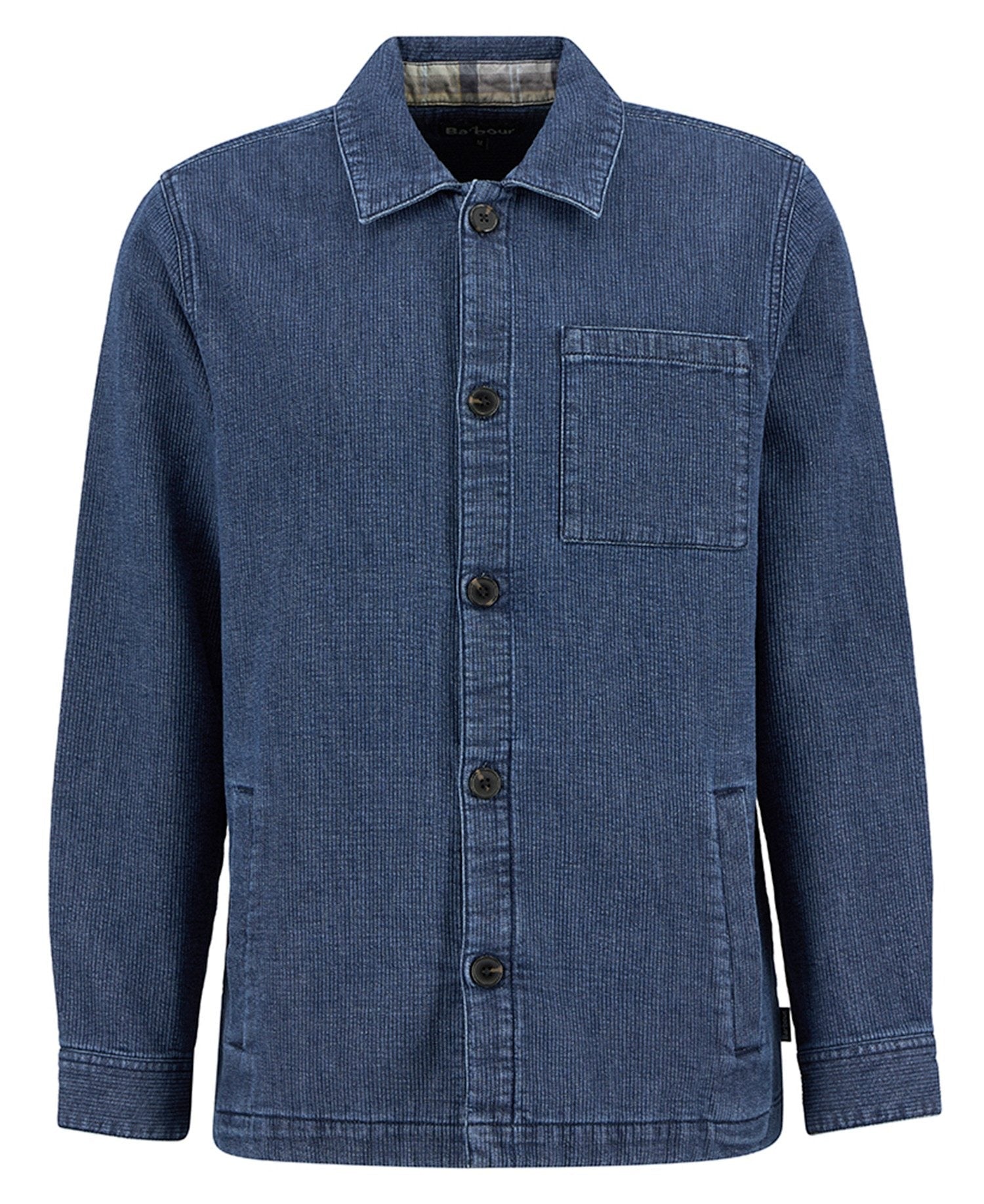 Young Ideas/Henmores - Aickmen Textured Denim Overshirt - IN32 Indigo - S