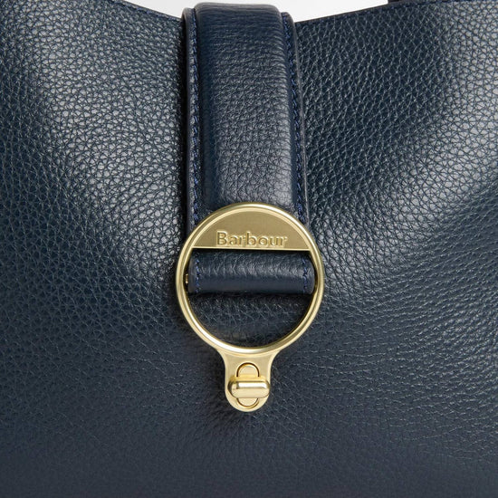 Young Ideas & Henmores -Alder Mini Leather Tote Bag -NY71 Navy -OS