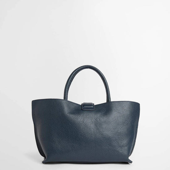 Young Ideas & Henmores -Alder Mini Leather Tote Bag -NY71 Navy -OS