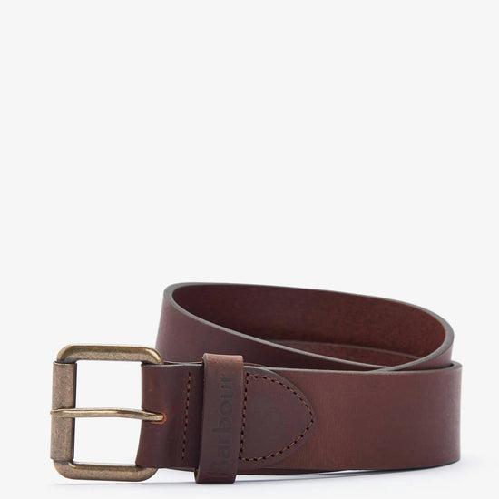 Young Ideas & Henmores - Allanton Leather Belt - BR51 Brown - M