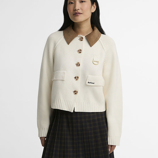 Young Ideas & Henmores -Alverstone Knitted Cardigan -CR31 Ecru -8