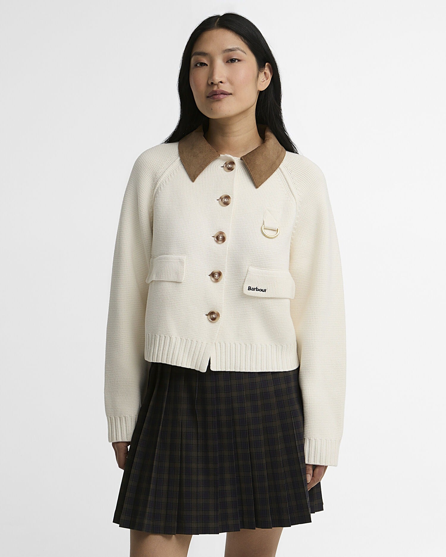 Young Ideas & Henmores -Alverstone Knitted Cardigan -CR31 Ecru -8