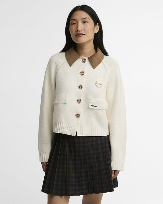 Young Ideas & Henmores -Alverstone Knitted Cardigan -CR31 Ecru -8