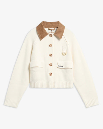 Young Ideas & Henmores -Alverstone Knitted Cardigan -CR31 Ecru -8