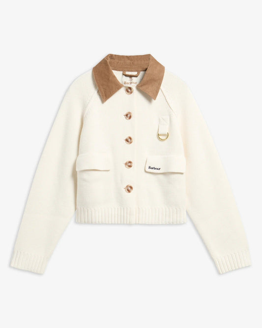 Young Ideas & Henmores -Alverstone Knitted Cardigan -CR31 Ecru -8