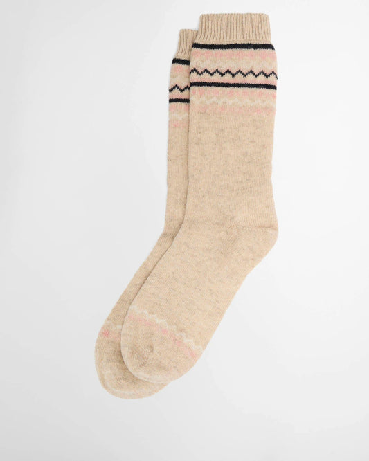 Young Ideas & Henmores -Anaise Fairisle Sock -BE11 Birch -L