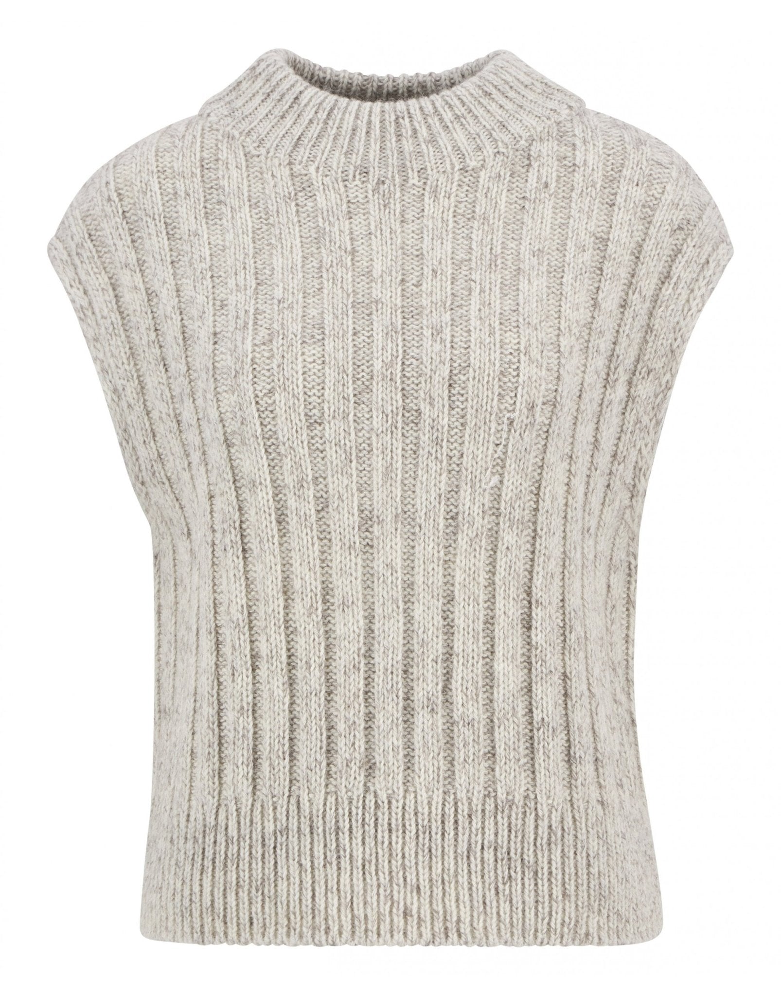 Young Ideas/Henmores - Anastasia Knitted Vest - BE11 Oat - 8