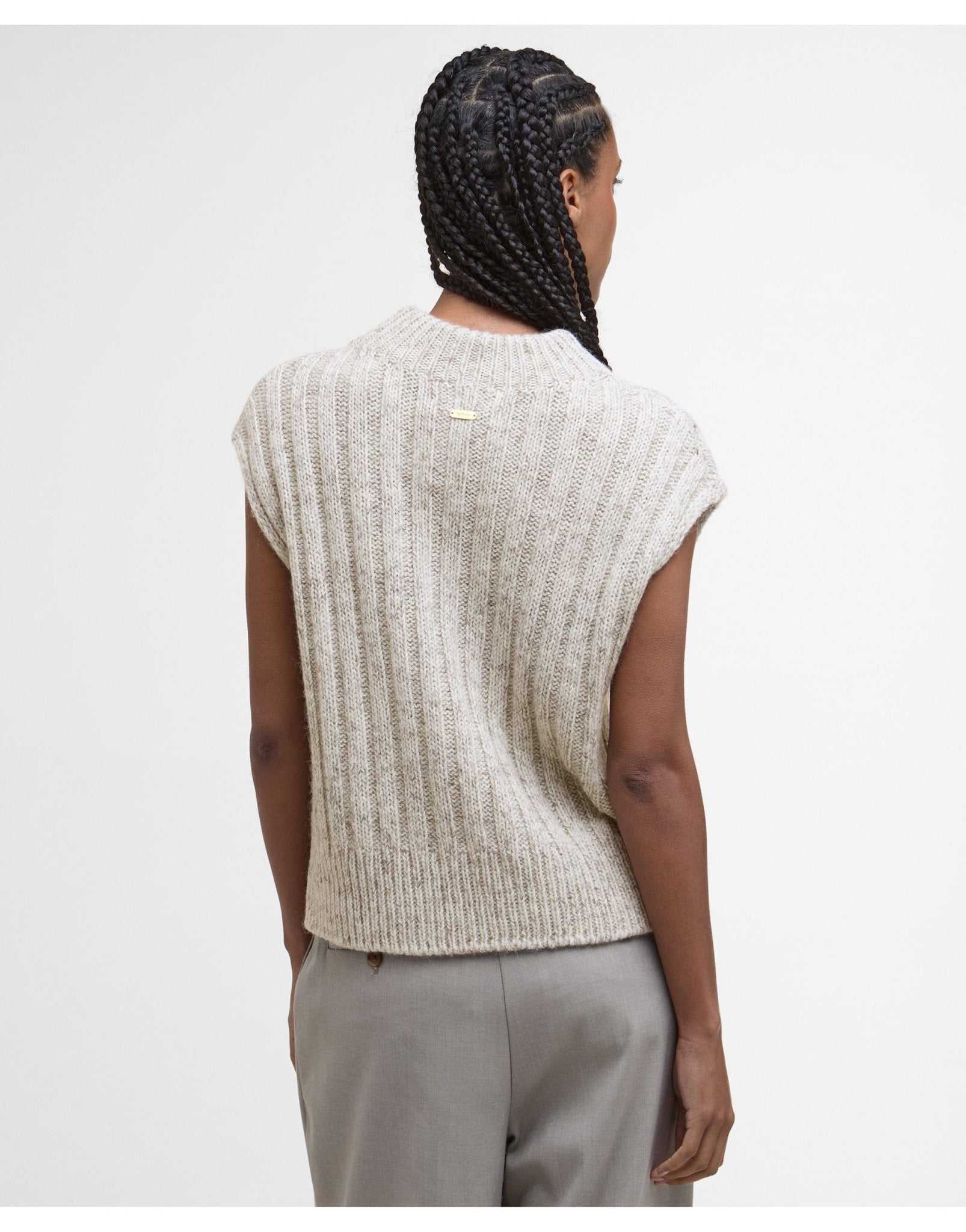 Young Ideas/Henmores - Anastasia Knitted Vest - BE11 Oat - 8