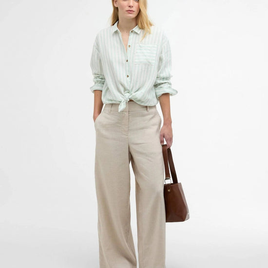 Young Ideas & Henmores - Annie Shirt - GN17 Spearmint Stripe - 8