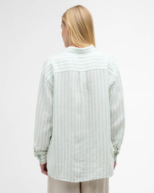 Young Ideas & Henmores - Annie Shirt - GN17 Spearmint Stripe - 8