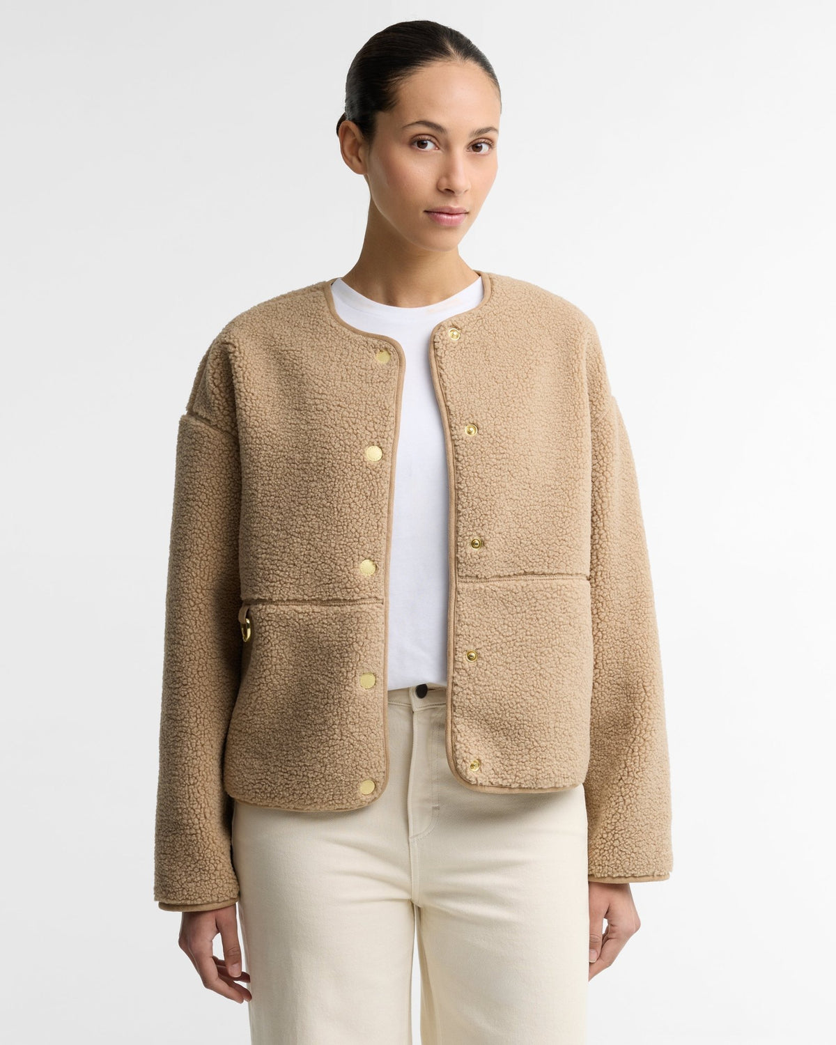 Young Ideas & Henmores -Arlene Fleece Jacket -BE93 Warm Trench -8