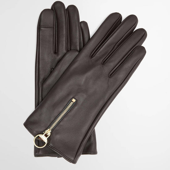 Young Ideas & Henmores -Arlene Leather Gloves -BR91 Brown/Muted -L