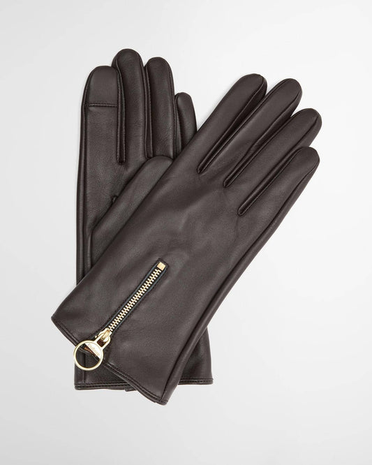 Young Ideas & Henmores -Arlene Leather Gloves -BR91 Brown/Muted -L