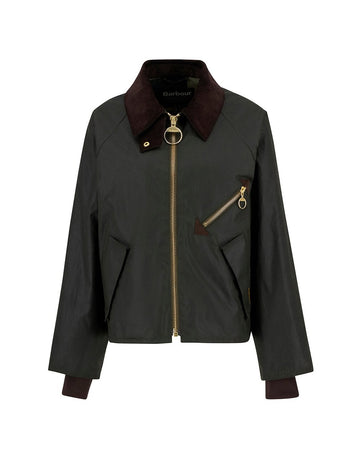 Young Ideas/Henmores - Arlene Wax Jacket - OL52 Fern/Ancient Tartan - 8