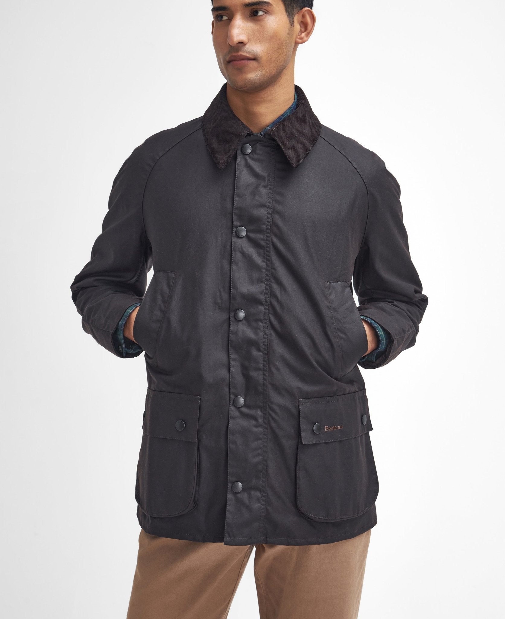 Young Ideas & Henmores -Ashby Wax Jacket -NY92 Navy -S