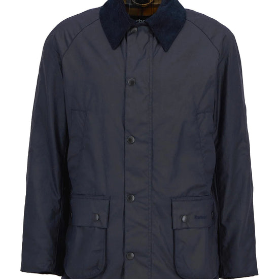 Young Ideas & Henmores -Ashby Wax Jacket -NY92 Navy -S