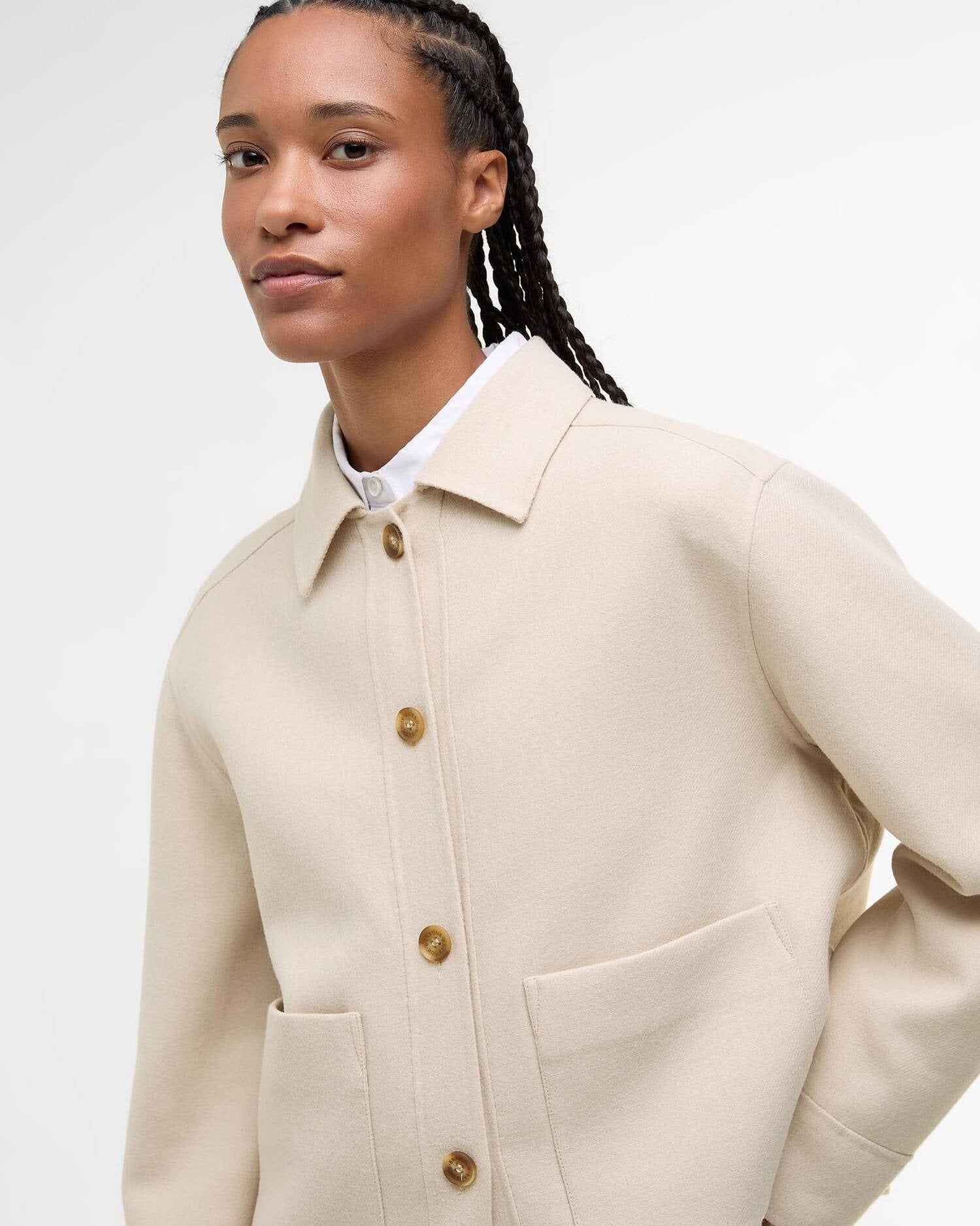 Young Ideas/Henmores - Ashdon Overshirt - ST14 Oat - 8