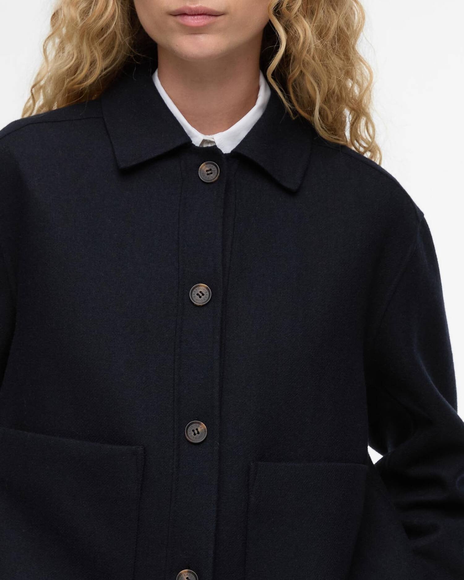 Young Ideas/Henmores - Ashdon Overshirt - NY99 Dark Navy - 8