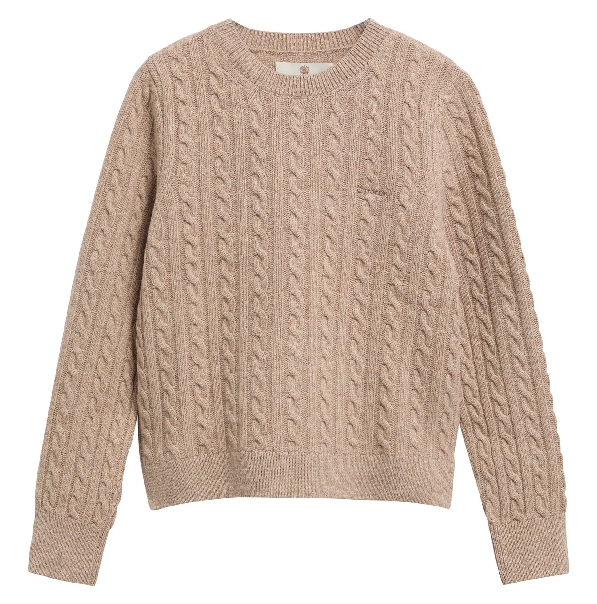 Young Ideas & Henmores -Ashdown Cable Knitted Jumper -BE54 Honey -8