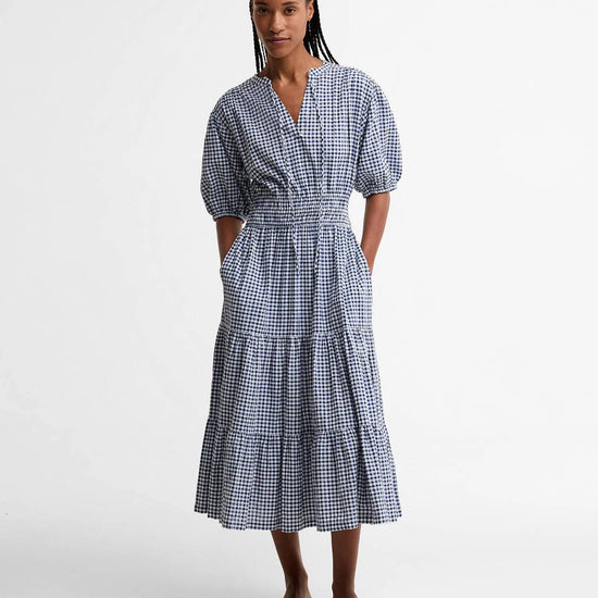 Young Ideas & Henmores - Ashwell Midi Dress - MI11 Multi Gingham - 8