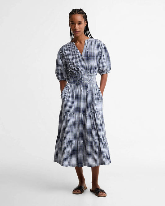 Young Ideas & Henmores - Ashwell Midi Dress - MI11 Multi Gingham - 8