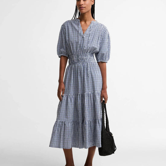 Young Ideas & Henmores - Ashwell Midi Dress - MI11 Multi Gingham - 8