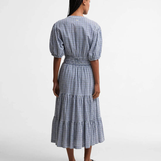 Young Ideas & Henmores - Ashwell Midi Dress - MI11 Multi Gingham - 8
