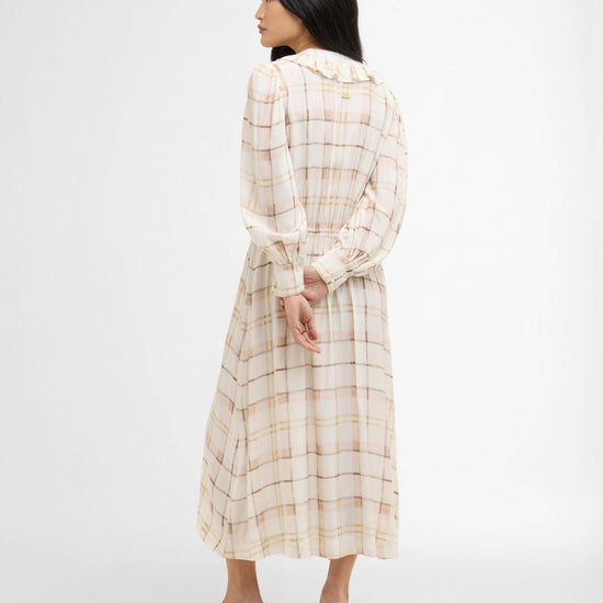 Young Ideas/Henmores - Asker Midi Dress - PI93 Silver Peony Painted Check - 8