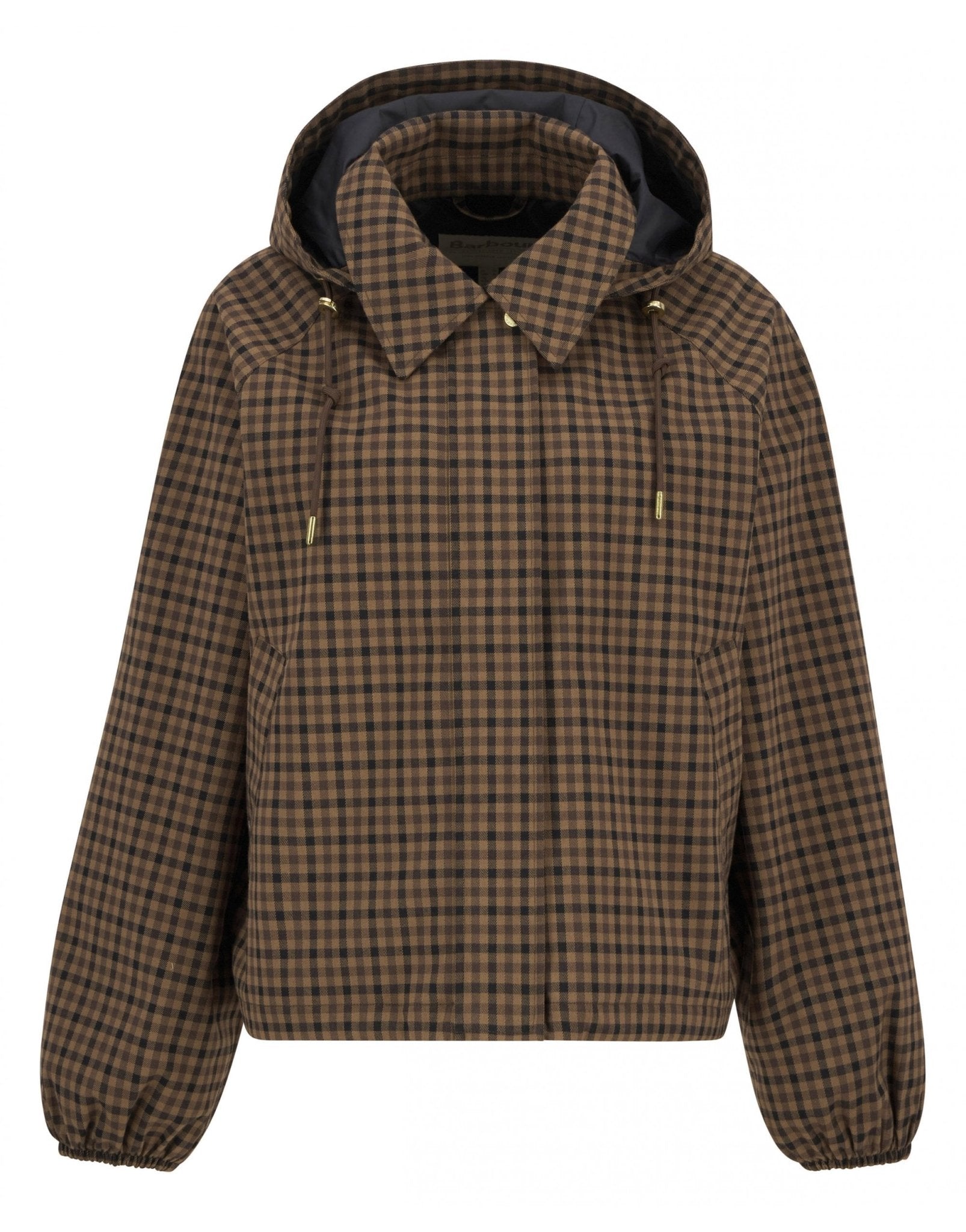 Young Ideas/Henmores - Audrey Showerproof Jacket - BR51 Vicuna Gingham Check - 8