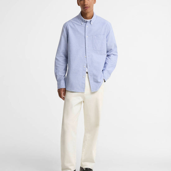 Young Ideas & Henmores -Authentic Oxford Shirt -BL33 Blue -L