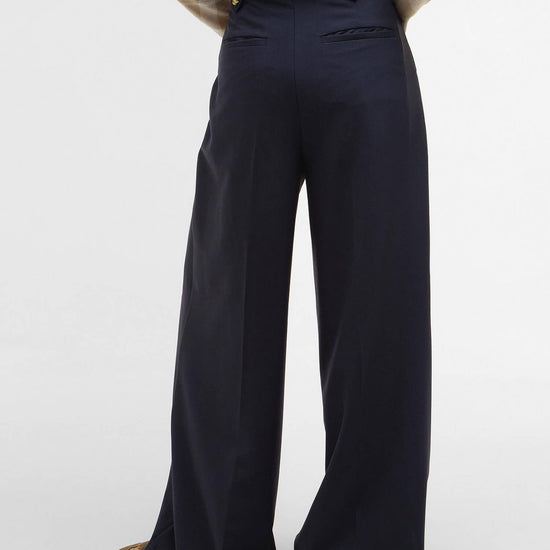 Young Ideas/Henmores - Avery Wide Leg Trousers - NY99 Dark Navy - 8