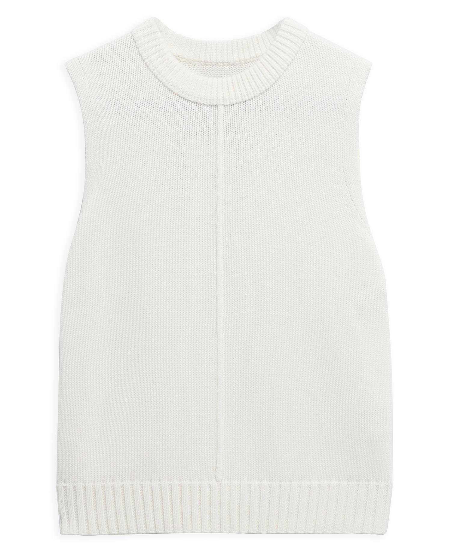 Young Ideas & Henmores - Avon Knitted Vest - WH71 Cloud - 8