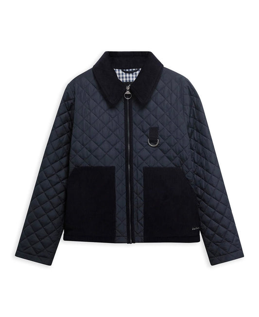 Young Ideas & Henmores - Aylesby Quilted Jacket - NY91 Dark Navy - 8